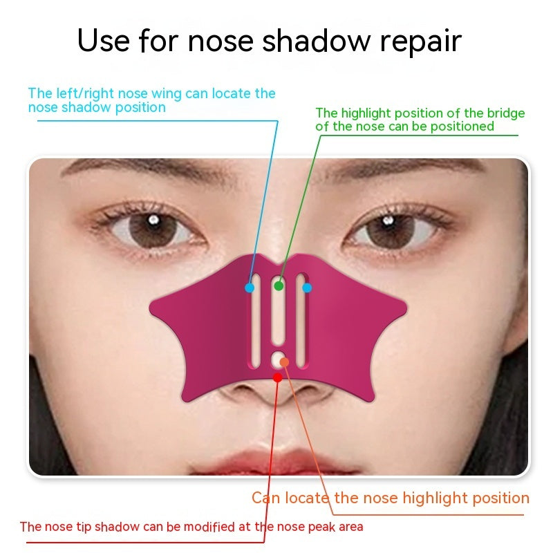 Silicone Nose Shadow Shaver Eyelash Eyeliner Auxiliary Beauty Tools